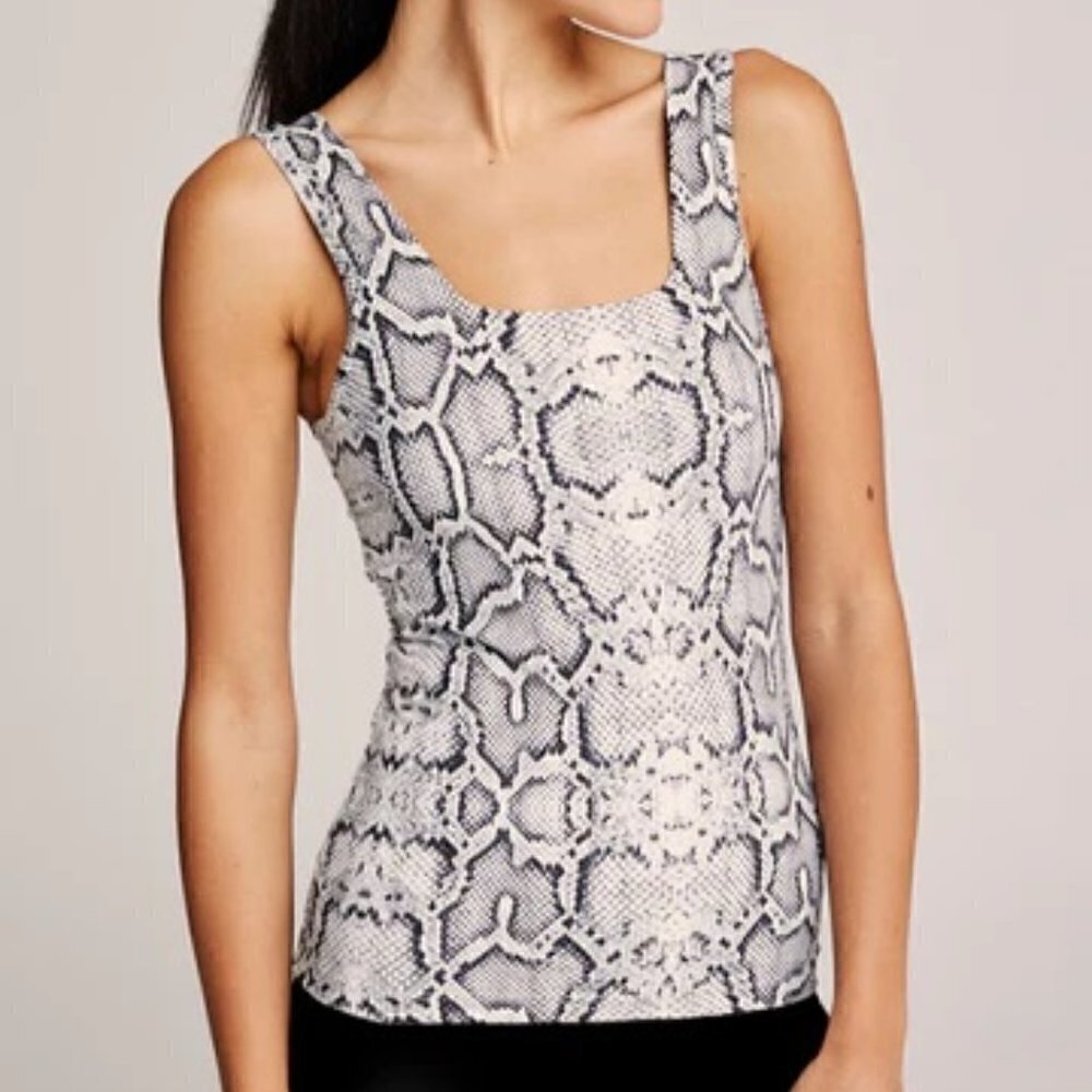 Varley Aletta Cobra Print Stretch Tank Top XS